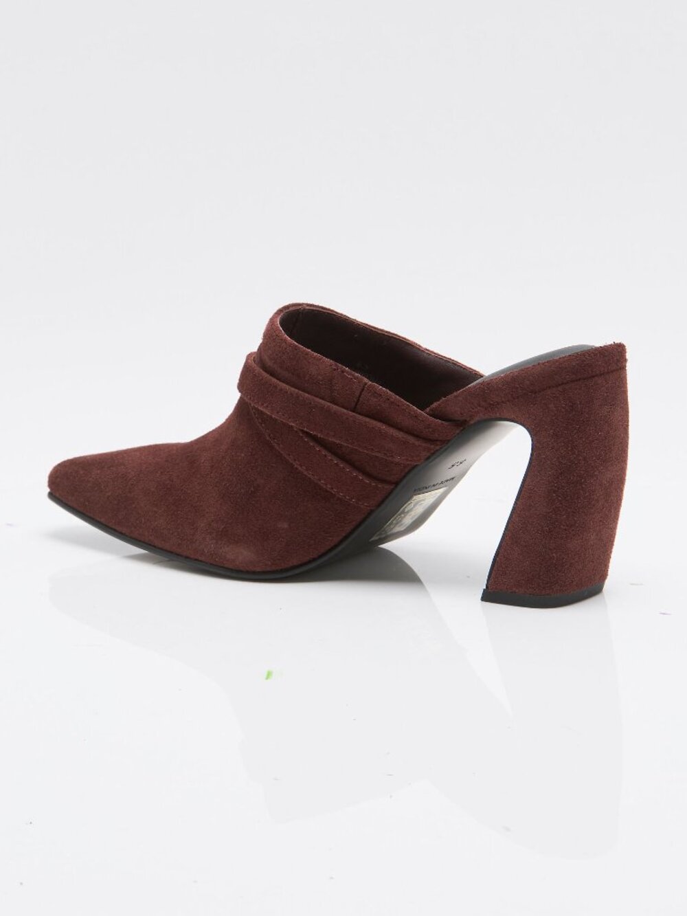FREE PEOPLE Date Night Heeled Mules / Port Royale Suede - Picture 5 of 10